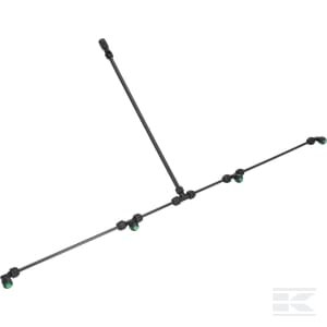 Plastikinė purškimo sija su 4 purkštukėmis, max 4 bar 11659801SB