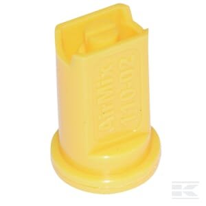 Oro įpurškimo antgalis AM 110° 02 geltono plastiko Agrotop AM11002