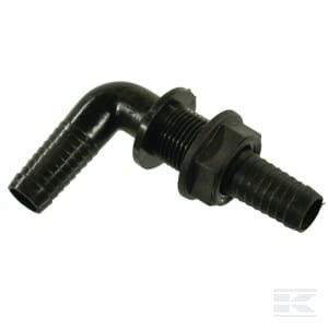 Pertvara 90° 1" žarnos galas 26/29mm 118426