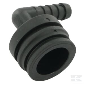 Žarnos jungtis 90° 10 mm su išorine jungtimi T3 1191310