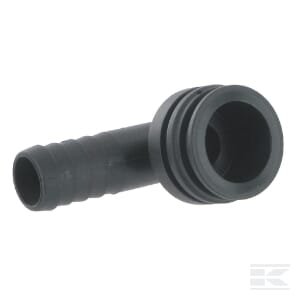 Žarnos jungtis 90° 20 mm su išorine jungtimi T4 1191420