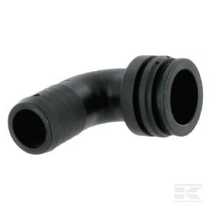 Žarnos jungtis 90° 25 mm su išorine jungtimi T4 1191425