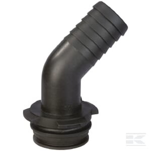 Žarnos jungtis 45° 35mm su kištuku T5 1193535