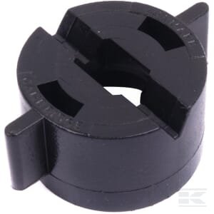 Antgalio dangtelis, bajonetas, SW8, juodas, Hypro 15BL1545AKN