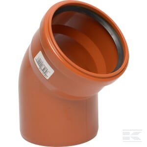 Sulenkite PVC 160 mm x 45° 16151160045