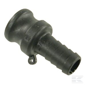 Camlock E tipo 1" žarnos galas polipropilenas 18104E