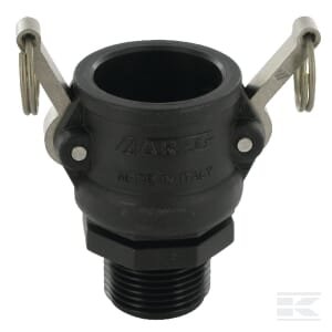 Camlock B tipo 1" išorinis sriegis polipropilenas 18104B