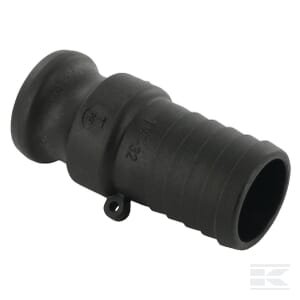 Camlock E tipo 1" žarnos galas 32 mm polipropilenas 1810400000