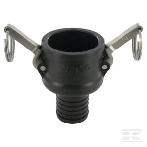 Camlock C tipo 1 1/2" žarnos galas polipropilenas 18106C