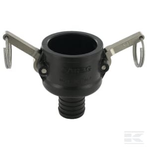 Camlock C tipo 1 1/2" žarnos galas 32 mm polipropilenas 18106C5