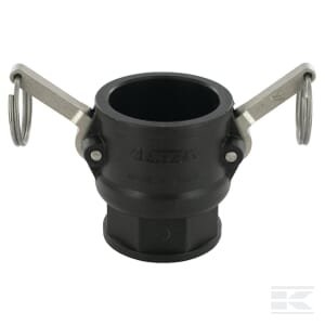 Camlock D tipo 1 1/2" vidinis sriegis polipropilenas 18106D