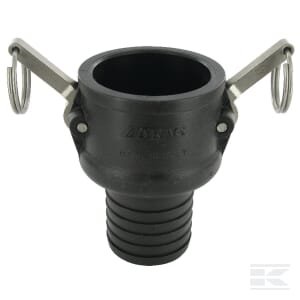 Camlock C tipo 2" žarnos galas 53 mm polipropilenas 18107C53