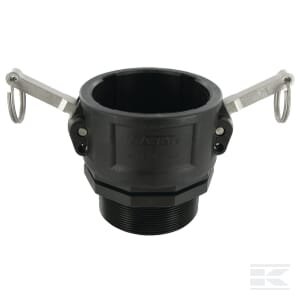 Camlock B tipo 3" išorinis sriegis polipropilenas 18109B