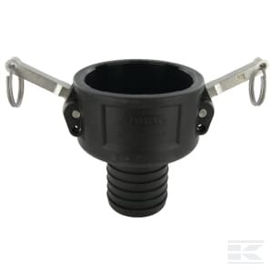 Camlock C tipo 3" žarnos galas 60 mm polipropilenas 18109C60