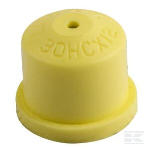 Tuščiaviduris kūgio antgalis HCX 80° 02 geltonas plastikas Hypro 30HCX12