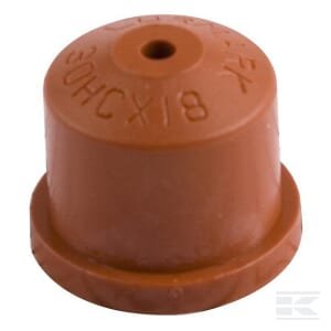 Tuščiaviduris kūgio antgalis HCX 80° 05 rudas plastikas Hypro 30HCX18