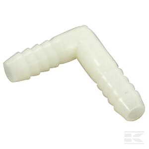 Alkūnė 90° su žarnos galu 3/8"x1/4" 33EL3814HB