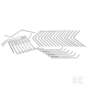 Akėčių noragų komplektas 4m Amazone originalus 3822300