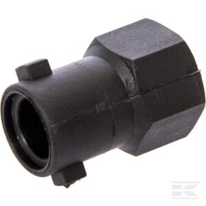 Antgalio adapterio dangtelis, srieginis, bajonetinis, juodas, Arag 400276