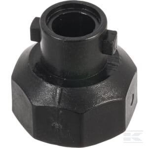 Antgalio adapterio dangtelis, srieginis, bajonetinis, juodas, Arag 400278