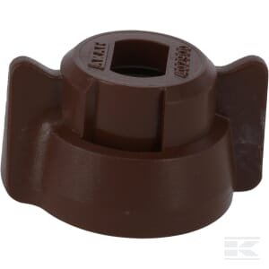 Purkštuko dangtelis, bajonetas, SW8, ruda, su tarpine, 25 pak., Arag 40290007P025