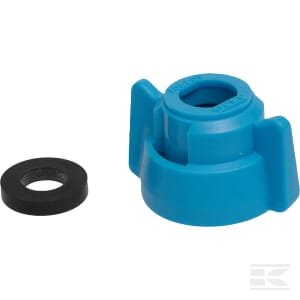 Purkštuko dangtelis, bajonetas, SW11, mėlyna, su tarpine, 25 pak., Arag 40290104P025