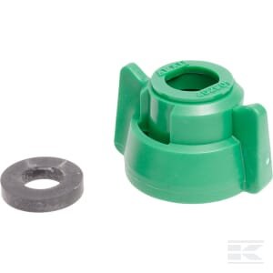 Purkštuko dangtelis, bajonetas, SW11, žalias, su tarpine, 25 pak., Arag 40290105P025