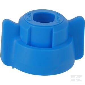 Purkštuko dangtelis, bajonetas, SW10, mėlynas, su tarpine, 25 pak., Arag 40290204P025