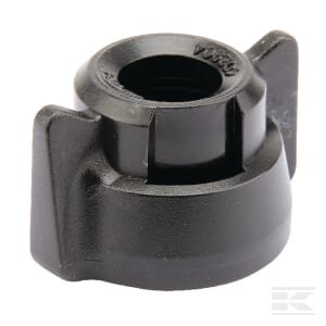 Antgalio dangtelis juodas D = 13 mm ZF492