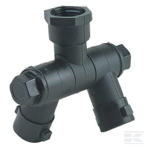 Purkštuko laikiklis dvigubas pasukamas 3/8"F. 404182