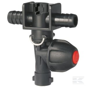 Purkštukų laikiklis su 2 15 mm žarnos galais 413624ARAG