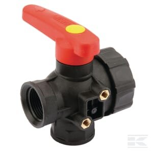 Rutulinis vožtuvas 1" Viton sandariklis 3 krypčių 45531114V