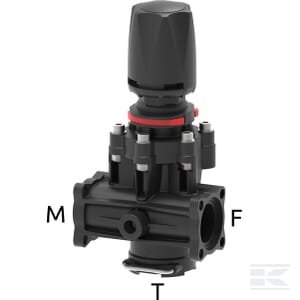 Rankinis diafragminis slėgio reguliavimo vožtuvas su T5 šakine jungtimi 475511