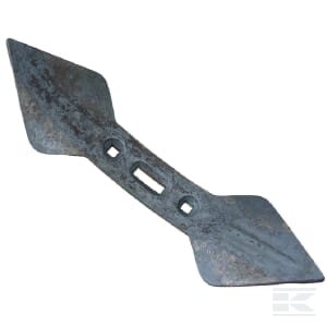 Kultivatoriaus smaigalys 450x135x19,5 mm, apverčiamas, lenktas, 3 skylių CP489072