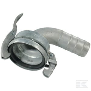 Fem. 6" 90° alkūnė 4" Žarnos galas 6204094Z