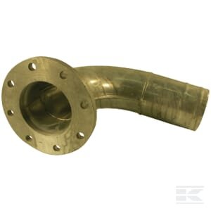 Alkūnė 90°+norm. 6" + žarnos galas 6334090Z