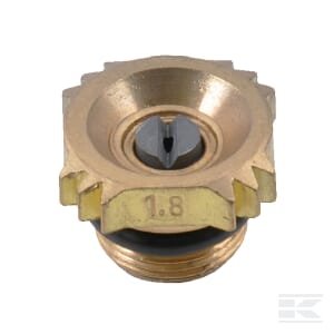 Plačiasrovis purkštukas 6818 1.8 žalvarinis Braglia 6818017AV