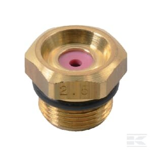 Plačiasrovis purkštukas 6818 50° 2.5 žalvarinis Braglia 68180216