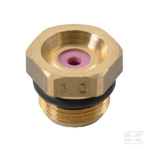 Plačiasrovis purkštukas 6818 55° 3 žalvarinis Braglia 68180217