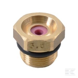 Plačiasrovis purkštukas 6818 60° žalvarinis Braglia 68180218