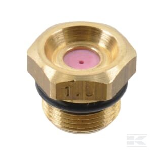 Plačiasrovis purkštukas 6818 22° 1 žalvarinis Braglia 68180249