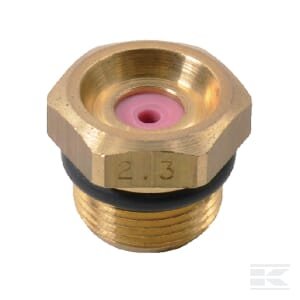 Plačiasrovis purkštukas 6818 45° žalvarinis Braglia 68180254