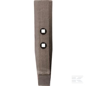 Kultivatoriaus smaigalys 260x55x30mm, dešinysis grūdintas, plokščias, 2 skylės, tinka Köckerling 915772KR