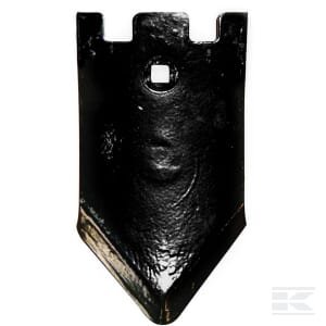 Kultivatoriaus smaigalys 220x120x10mm, lenktas, 1 skylė, tinka Kerner CP6000