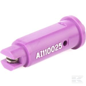 Oro įpurškimo antgalis AI 110° 025 violetinis nerūdijantis plienas TeeJet AI110025VS