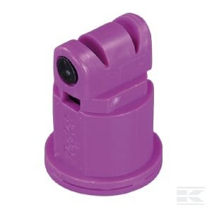 Oro įpurškimo dvigubo ventiliatoriaus antgalis AITTJ 110° 025 violetinis plastikas TeeJet AITTJ60110025VP