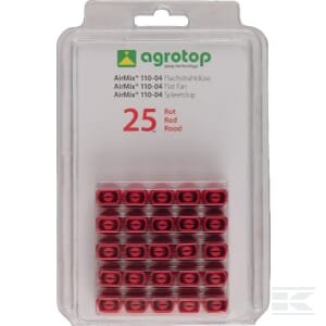 Oro įpurškimo antgalis AM 110° 04 raudono plastiko Agrotop AM11004P025