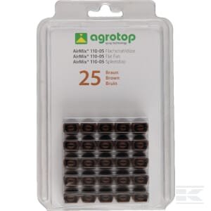 Oro įpurškimo antgalis AM 110° 05 rudos spalvos plastikas Agrotop AM11005P025