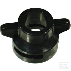 Antgalio dangtelis Hardi Black 11 mm CP213991CE