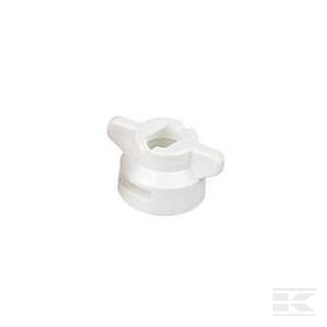Antgalio dangtelis Hardi White 8 mm CP233072CE